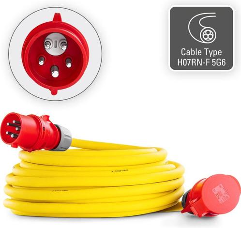 Verlengkabel 400V 16A & 32A, Doe-het-zelf en Bouw, Elektriciteit en Kabels, Nieuw, Kabel of Snoer, Ophalen of Verzenden