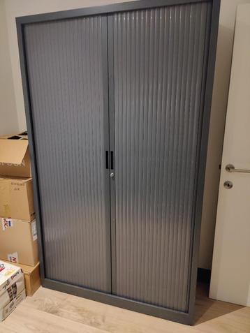 Metalen archiefkast roldeuren, Huis en Inrichting, Kasten | Roldeurkasten en Archiefkasten, Ophalen, Gebruikt, Meerdere deuren