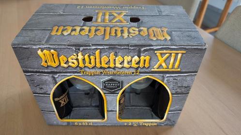 Westvleteren bouwsteen - Volledig 6 flesjes en 2 glazen, Verzamelen, Biermerken, Nieuw, Flesje(s), Overige merken, Ophalen