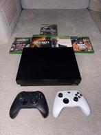 Xbox One X 1tb 2 manettes + jeu, Ophalen, Zo goed als nieuw, Met 2 controllers, Xbox One