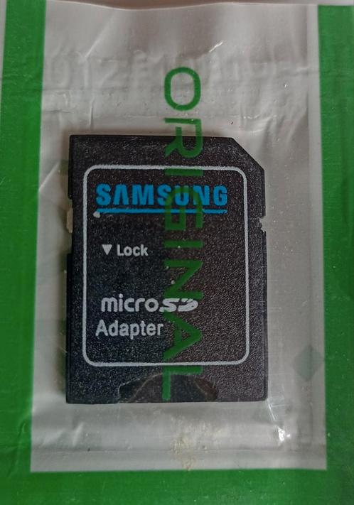 Originele Samsung OEM MicroSD naar Full SD-adapter, Audio, Tv en Foto, Foto | Geheugenkaarten, Nieuw, Videocamera, Ophalen of Verzenden