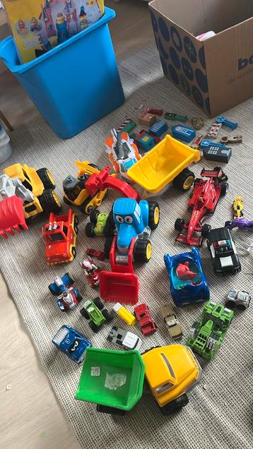 Auto speelgoed- doos vol