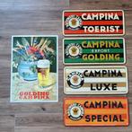 Blikken reclameborden Campina Desschel., Verzamelen, Ophalen