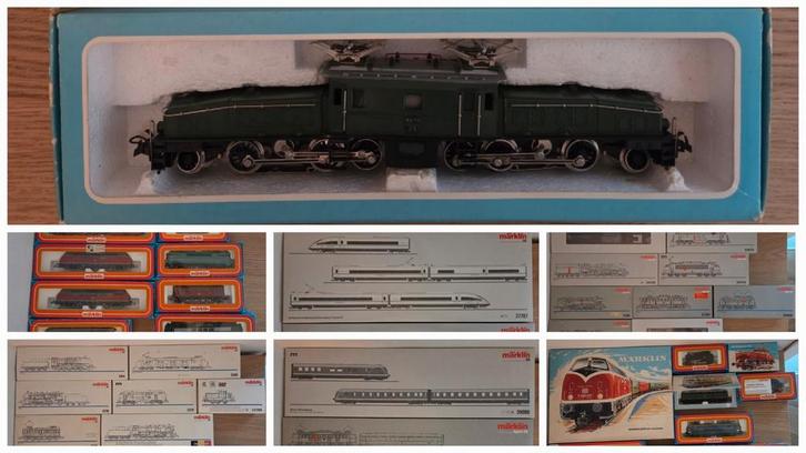 Collectie Märklin (treinen/wagons/wagonsets), Hobby en Vrije tijd, Modeltreinen | H0, Zo goed als nieuw, Locomotief, Wisselstroom