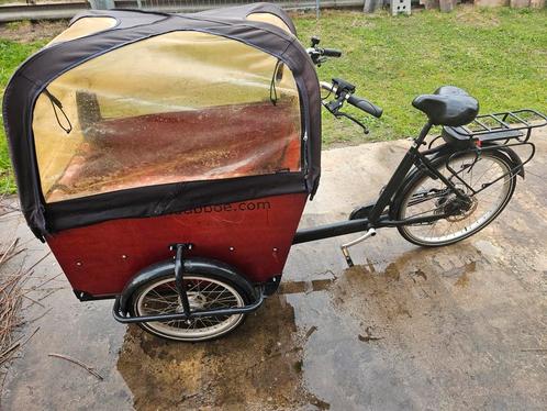 Elektrische bakfiets, Fietsen en Brommers, Fietsen | Bakfietsen, Zo goed als nieuw, Ophalen