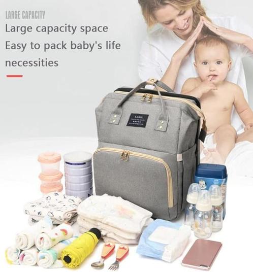 Sac à Dos à Langer avec,Grande Sac à Couches avec Matelas, Kinderen en Baby's, Luiertassen, Nieuw, Rugzak, Verzenden