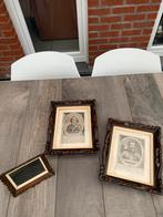Antieke kaders met prent, Ophalen, Zo goed als nieuw