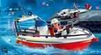 Playmobil brandweerboot 4823, Ophalen, Gebruikt, Complete set