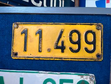 Belgische Garageplaat beschikbaar voor biedingen