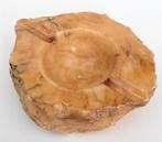 Vintage zware asbak in albast jaren 60, Verzamelen, Ophalen of Verzenden, Zo goed als nieuw, Asbak