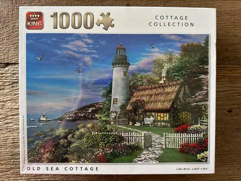 Puzzle King 1000 pièces - Old Sea Cottage NOUVEAU, Hobby & Loisirs créatifs, Sport cérébral & Puzzles, Neuf, Puzzle, 500 à 1500 pièces
