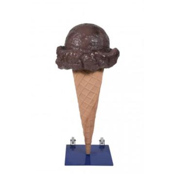 IJsje verrijdbaar 160 cm - bol ijs choco schepijs polyester beschikbaar voor biedingen