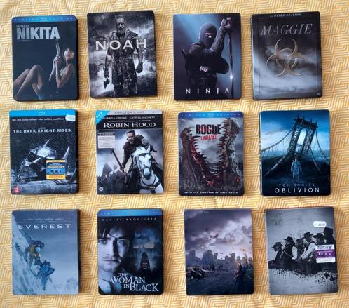 12 Blu Ray Metal Case films, Cd's en Dvd's, Blu-ray, Zo goed als nieuw, Avontuur, Ophalen