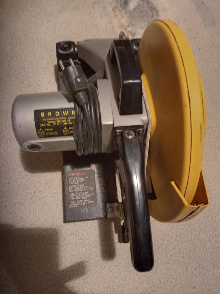 disqueuse, Doe-het-zelf en Bouw, Gereedschap | Slijpmachines, Gebruikt, Haakse handslijpmachine, 1000 watt of meer, Ophalen