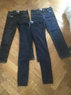 Jeans + jogging blauw/ bleu 146 152 - 3 stuks, 3 pieces, Comme neuf, Garçon, Enlèvement ou Envoi, Pantalon