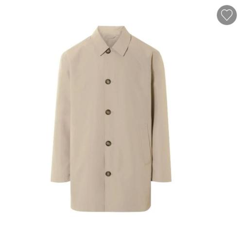 Regenjas - trenchcoat - heren, Kleding | Heren, Jassen | Winter, Nieuw, Maat 56/58 (XL), Beige, Ophalen