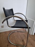 2 cantilever design stoelen, Leer, Zo goed als nieuw, Ophalen