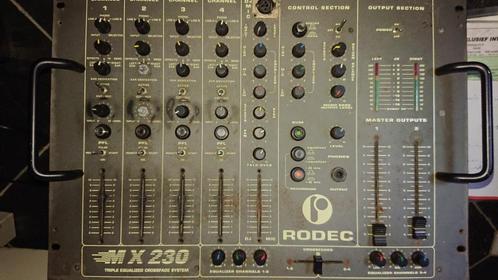 Rodec mx 230 mengpaneel Voor onderdelen, Muziek en Instrumenten, Mengpanelen, Gebruikt, Ophalen
