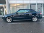 Saab 9-3 2.0i cabrio in goede staat, Auto's, Saab, Cabriolet, Zwart, Leder, Bedrijf