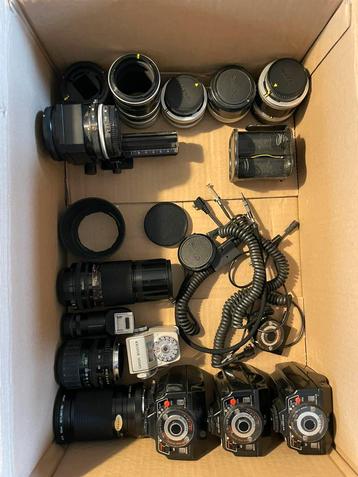 Set analoge lenzen en toebehoren.  beschikbaar voor biedingen