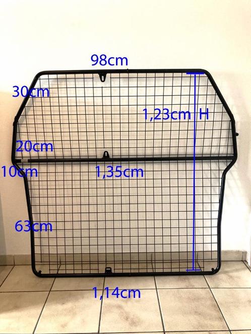 Zwarte metaal scheiding wand voor in luchtvracht, Auto-onderdelen, Interieur en Bekleding, Citroën, Opel, Peugeot, Renault, Gebruikt