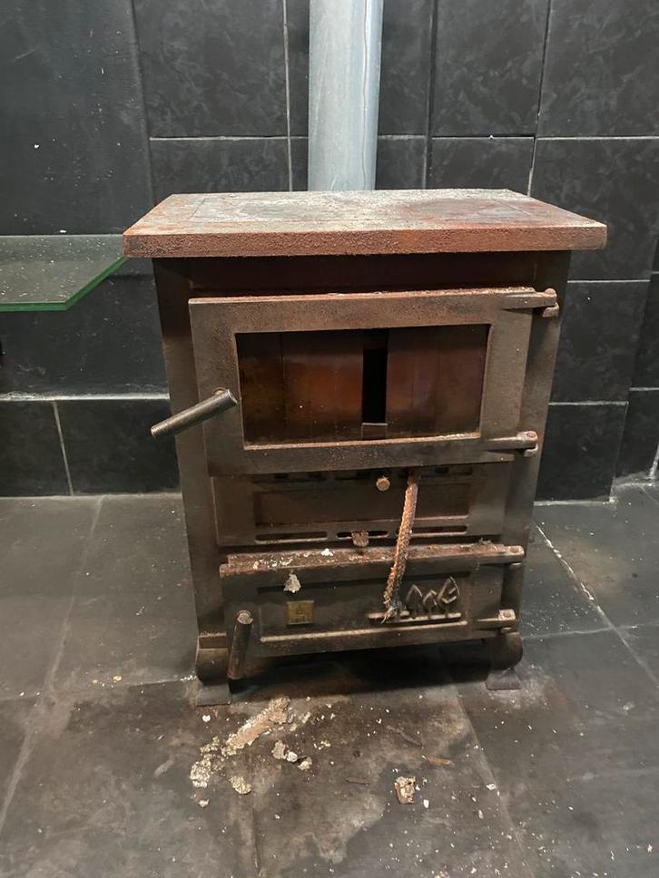 Kolen-/Houtkachel, Maison & Meubles, Poêles, Utilisé, Poêle à bois, Enlèvement