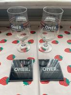 Omer Vander Ghinste  glazen en onderleggers, Verzamelen, Ophalen