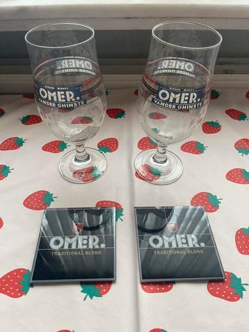 Omer Vander Ghinste  glazen en onderleggers beschikbaar voor biedingen