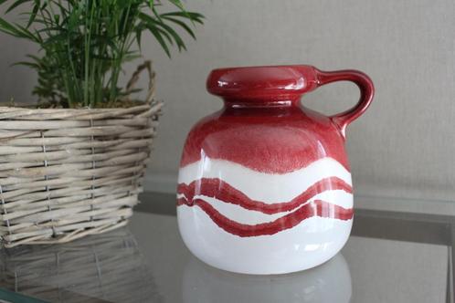 Vase vintage rouge et blanc, Maison & Meubles, Accessoires pour la Maison | Vases, Comme neuf, Autres couleurs, Moins de 50 cm