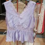 Topje nieuw mauve kant Ermanno mt 40 (it 44), Kleding | Dames, Topjes, Maat 38/40 (M), Paars, Nieuw, Ophalen of Verzenden