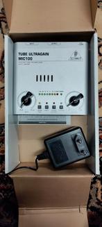 behringer tube Ultragain mic 100, Muziek en Instrumenten, Ophalen of Verzenden, Nieuw