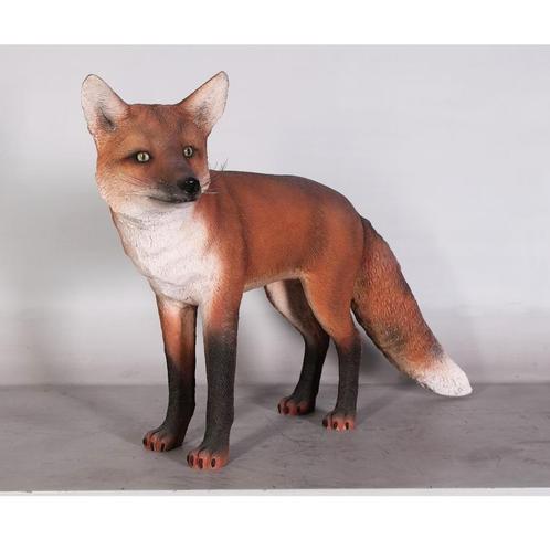 Renard roux — Statue de renard roux Longueur 95 cm, Collections, Collections Animaux, Neuf, Enlèvement ou Envoi