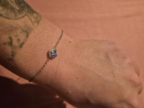 Armband Swarovski, Handtassen en Accessoires, Armbanden, Zo goed als nieuw, Blauw, Met edelsteen, Ophalen