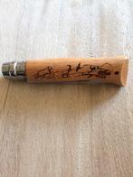 ZAKMES VAN OPINEL MET TEKENING OP HANDVAT, Verzamelen, Ophalen, Overige soorten, Mes of Dolk