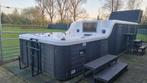 Unieke zwemspa/jacuzzi met Balboa besturing. 750x220 cm, Tuin en Terras, Jacuzzi's, Vast, Filter, Gebruikt, Ophalen