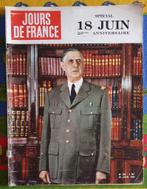 Jours de France n 292 du 18/06/60 de Gaulle : Spéciale 18/06, Ophalen of Verzenden, 1940 tot 1960, Tijdschrift