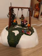 Kerstdorp retired Lemax table accent Tire Swing Twirl, Ophalen, Gebruikt