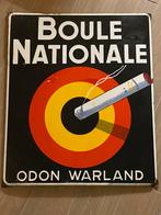 Emaille bord Boule Nationale, Collections, Utilisé, Enlèvement ou Envoi, Panneau publicitaire
