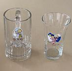 2 x oud glas brouwerij MARTENS - BOCHOLT (1 emaille pot), Verzamelen, Ophalen of Verzenden, Zo goed als nieuw, Glas of Glazen