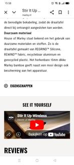 Digitale platenspeler met bluetooth (Marley), Audio, Tv en Foto, Platenspelers, Ophalen, Nieuw, Platenspeler, Overige merken