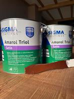 Sigma Amarol Triol Satin, Bricolage & Construction, Peinture, Vernis & Laque, Brun, Laque, Enlèvement ou Envoi, Neuf