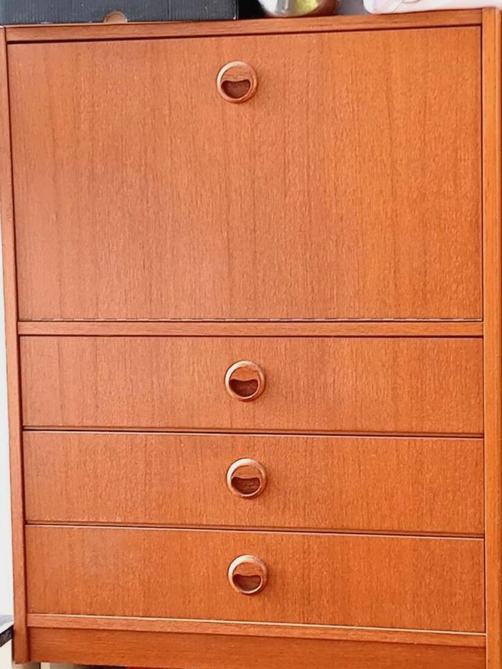 🔶 Prachtig design XXe barmeubel ️ Kaptafel met spiegel, sec, Antiek en Kunst, Antiek | Meubels | Tafels, Ophalen