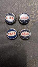 4 kroonkurken Ekla Brussel, Verzamelen, Ophalen of Verzenden, Gebruikt, Overige typen