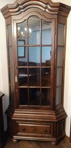 Vitrine hoekkast met 1 lade, Huis en Inrichting, Kasten | Vitrinekasten, Ophalen