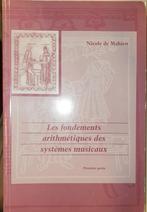 Les fondements arithmétique des systèmes musicaux, Comme neuf, Autres sujets/thèmes, Nicole de Mahieu, Enlèvement ou Envoi