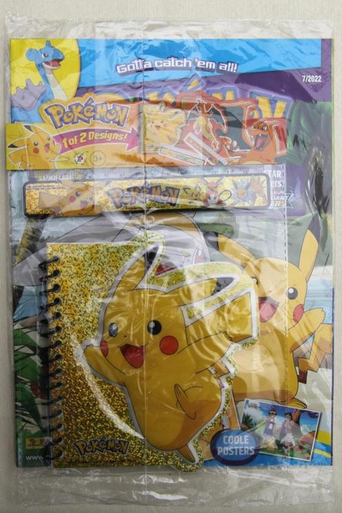 Pokémon Magazine Juli 2022 met gadgets/ originele verpakking, Hobby en Vrije tijd, Verzamelkaartspellen | Pokémon, Zo goed als nieuw