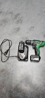 Tournevis électrique Hitachi + 2 batteries et chargeur, Bricolage & Construction, Outillage | Outillage à main, Utilisé, Enlèvement ou Envoi