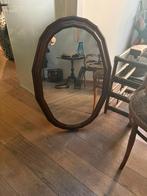 Vintage retro spiegel met hout, Huis en Inrichting, Woonaccessoires | Spiegels, Ophalen, Zo goed als nieuw