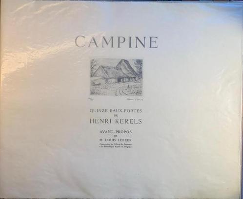 portefeuille « Campine » - Henri Kerels (1896-1956), Antiquités & Art, Art | Eaux-fortes & Gravures, Enlèvement ou Envoi