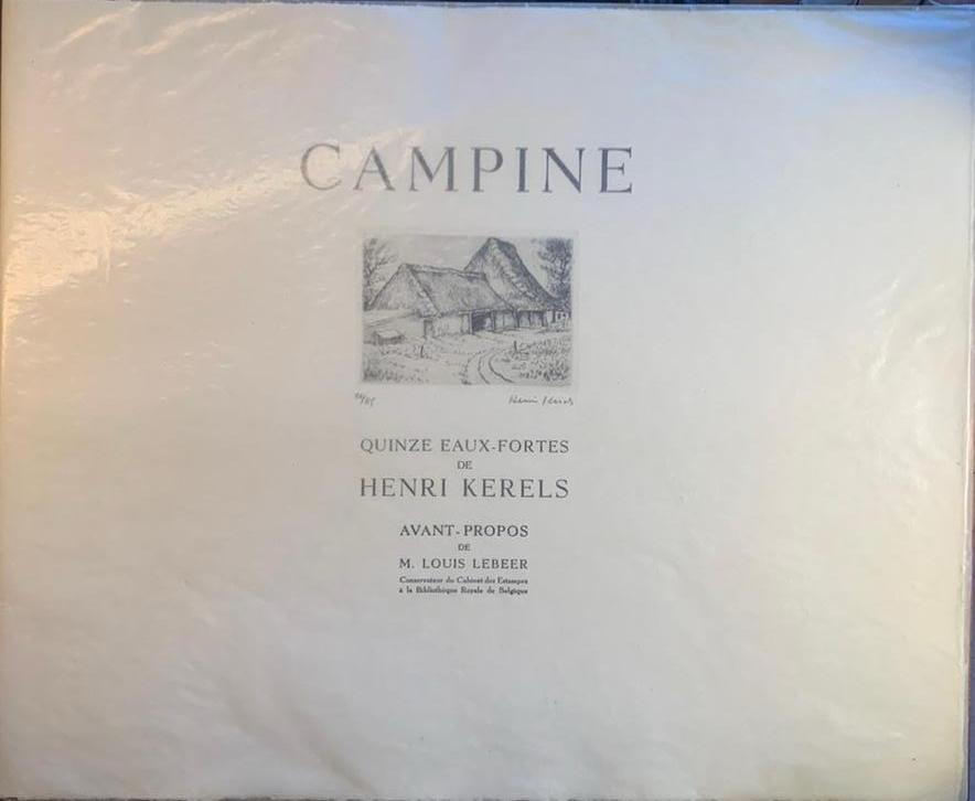 portefeuille « Campine » - Henri Kerels (1896-1956), Antiquités & Art, Art | Eaux-fortes & Gravures, Enlèvement ou Envoi